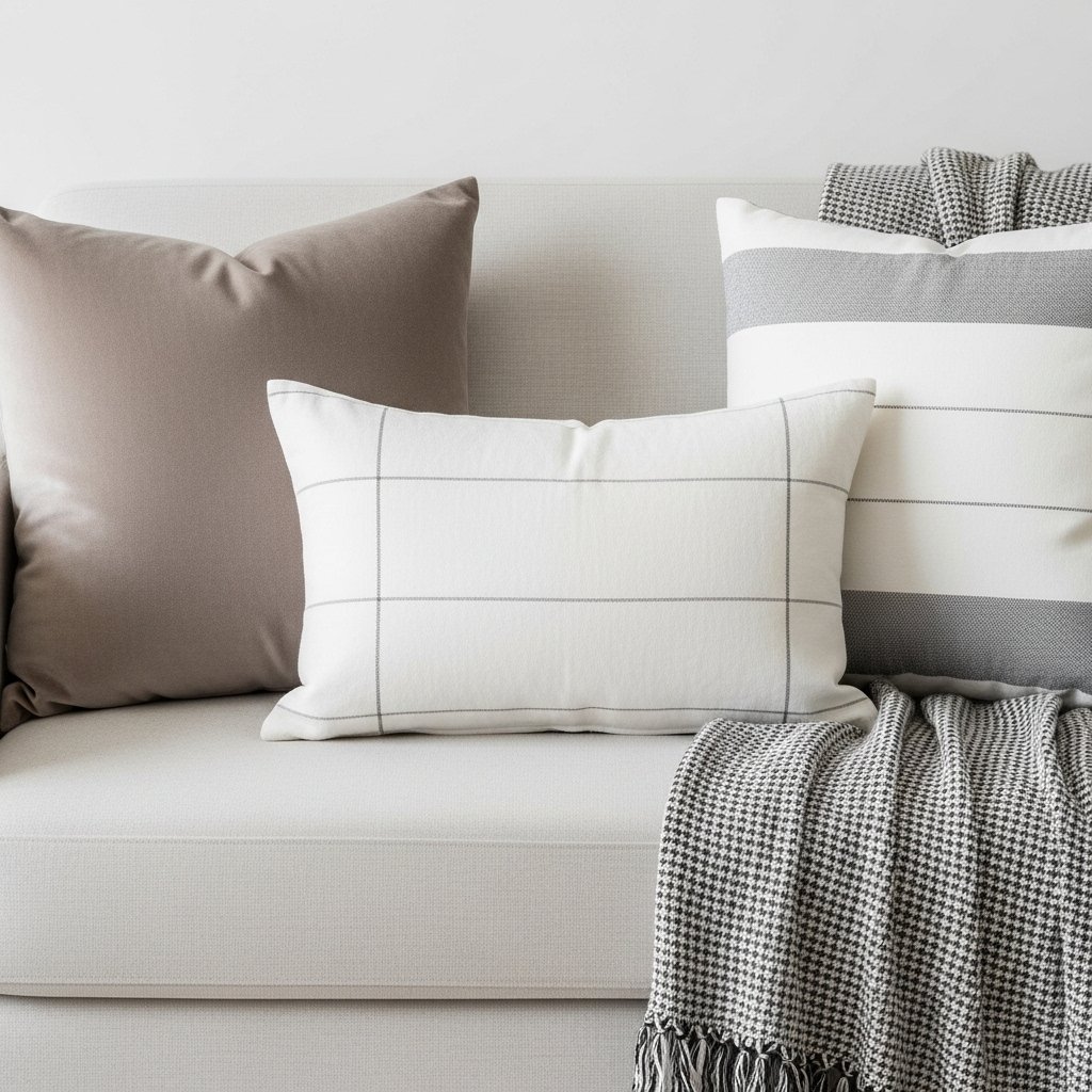 Breathable Cotton and Linen Cushion Covers