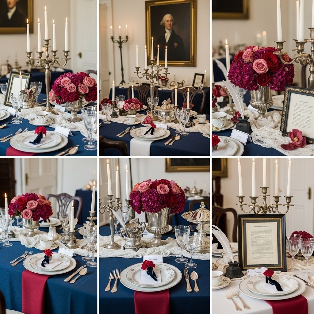 Elegant Colonial-Era Dinner