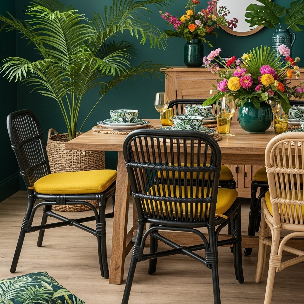 The Onyx Weave Dining Chair