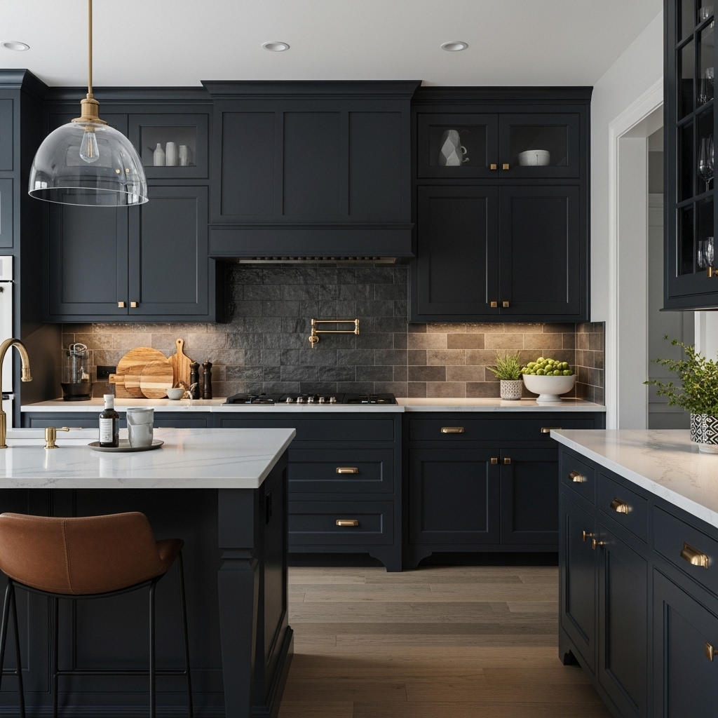 Moody Charcoal Elegance Kitchen Moody Charcoal Elegance Kitchen