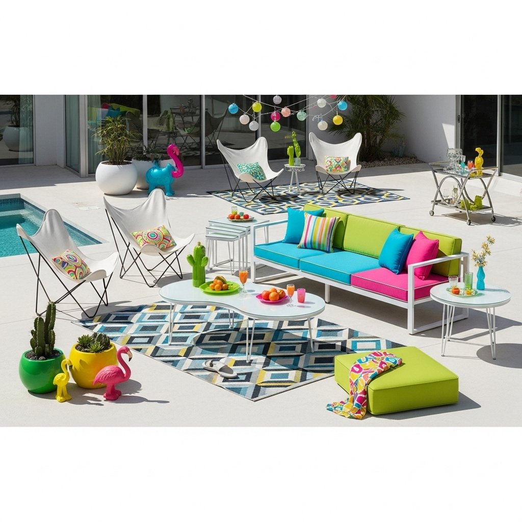 The Playful Pop Art Patio The Playful Pop Art Patio