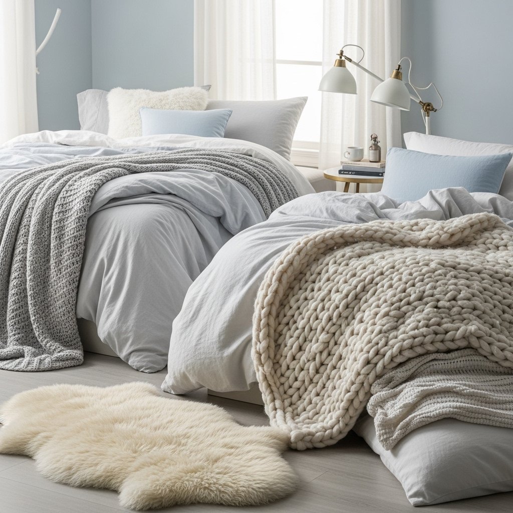 Oversized Chunky Knit Throw