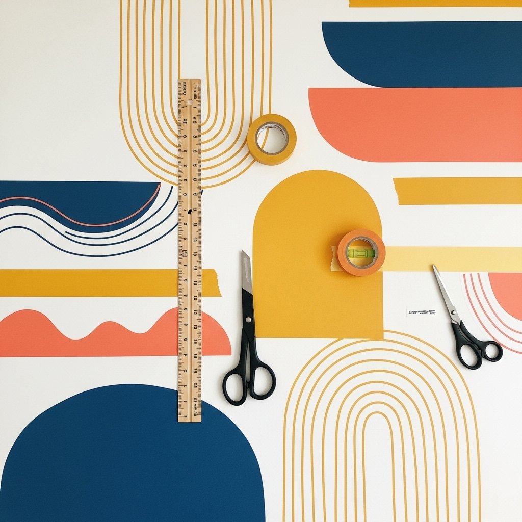 Abstract Shapes Decal Wall