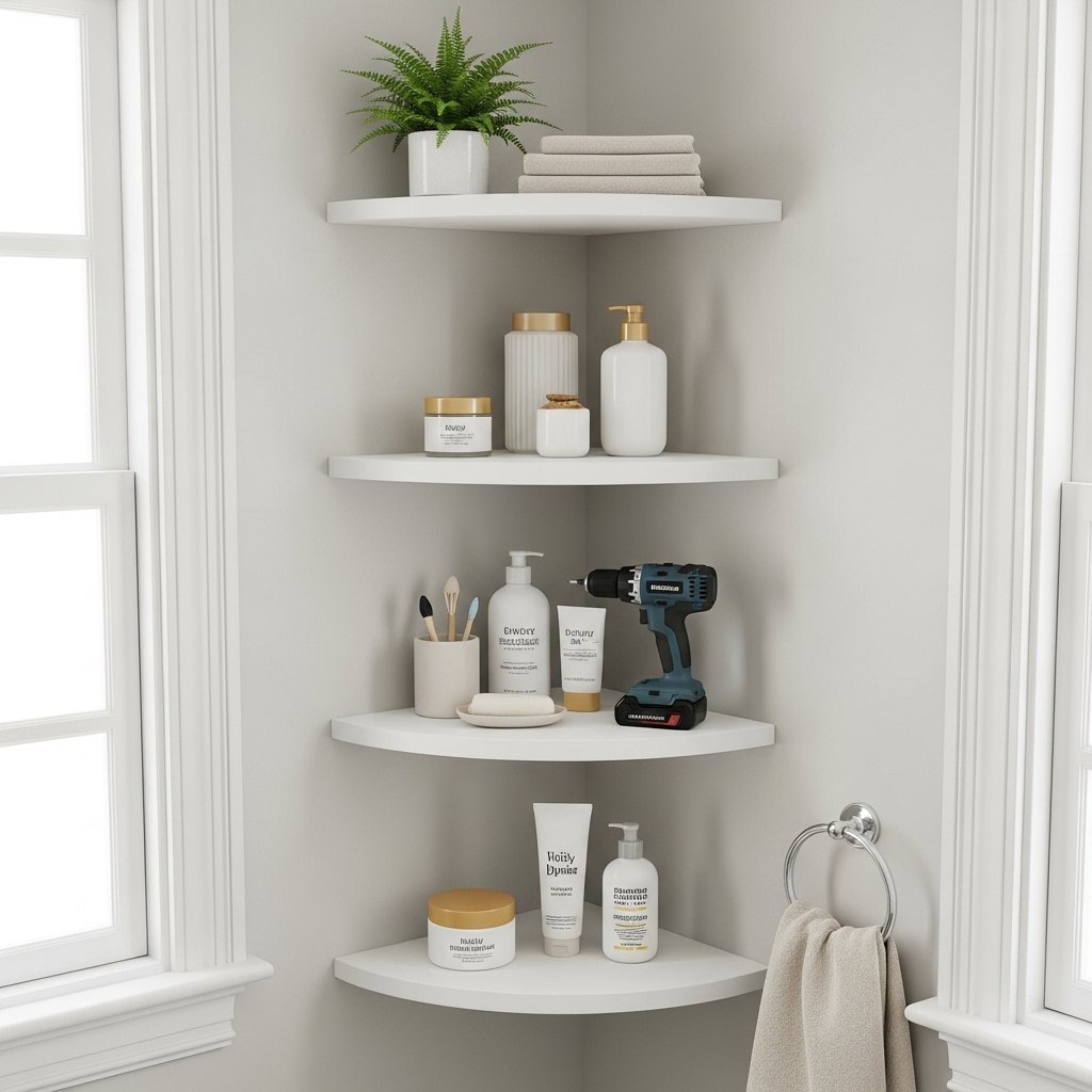 The Corner-Hugging Floating Shelves
