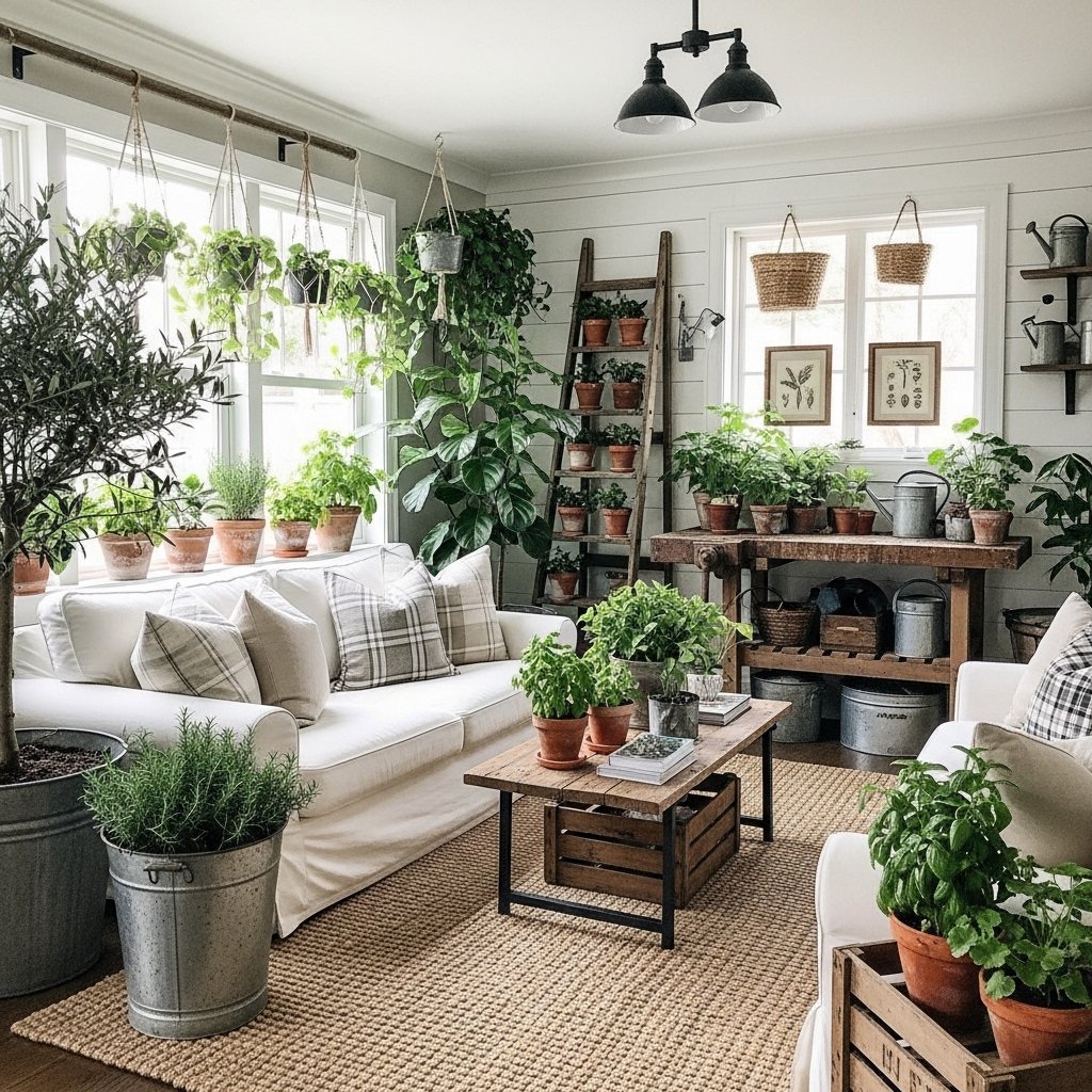 The Modern Farmhouse Greenhouse