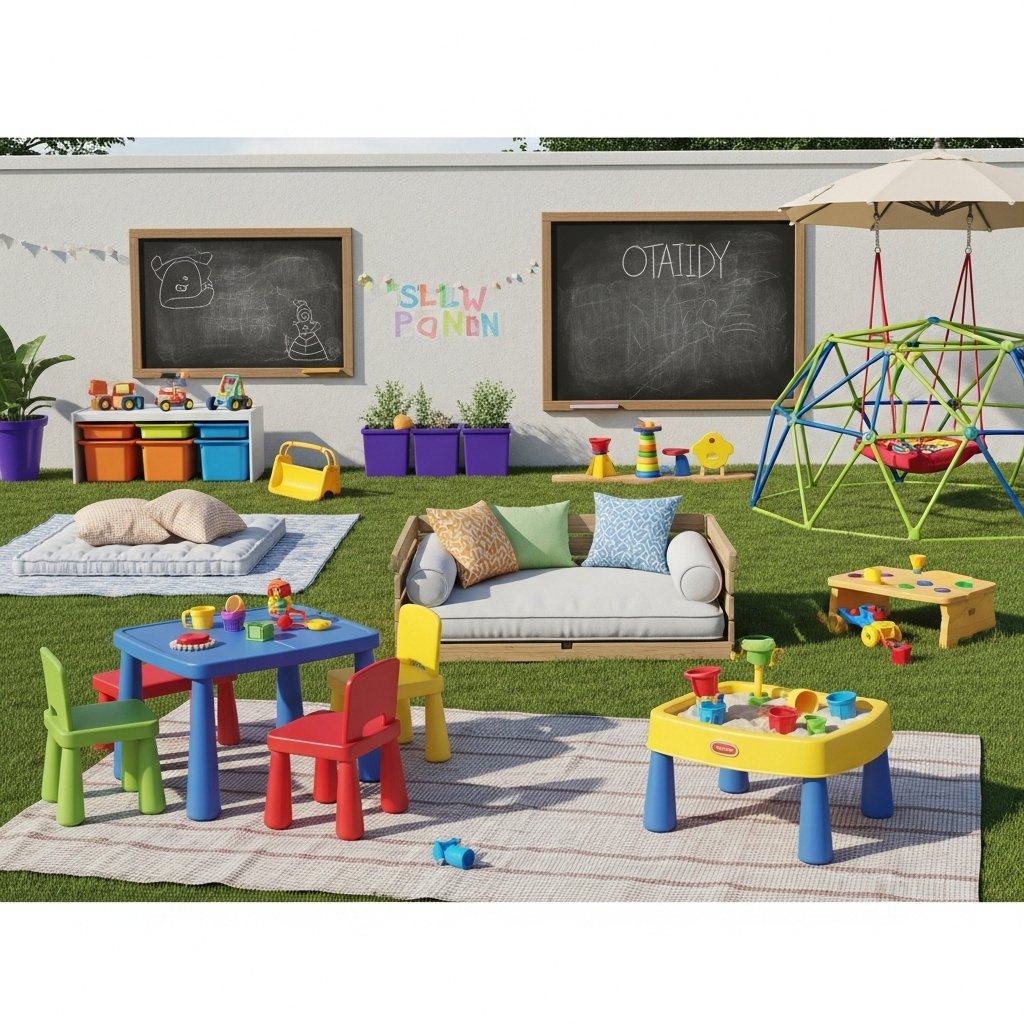 The Vibrant Kids' Outdoor Play Zone The Vibrant Kids' Outdoor Play Zone