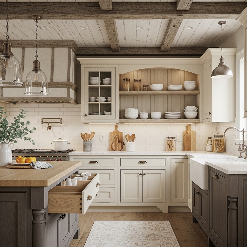 Rustic Refined Kitchen Charm Rustic Refined Kitchen Charm