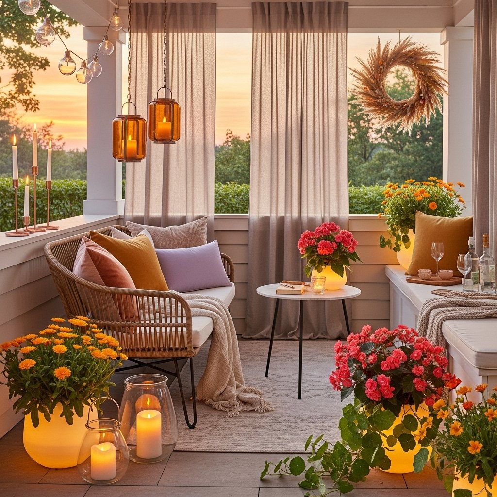Sunset Glow Porch Sanctuary