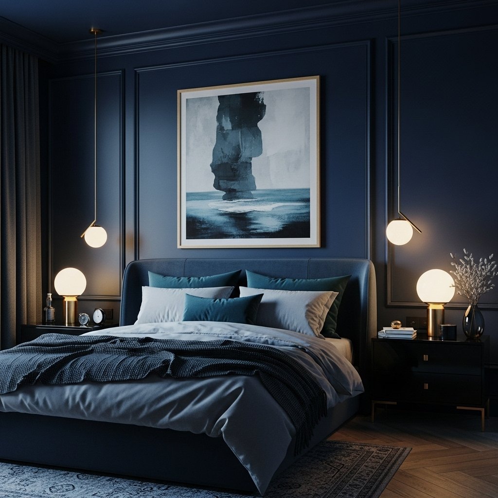 Midnight Teal & Ocean Fade