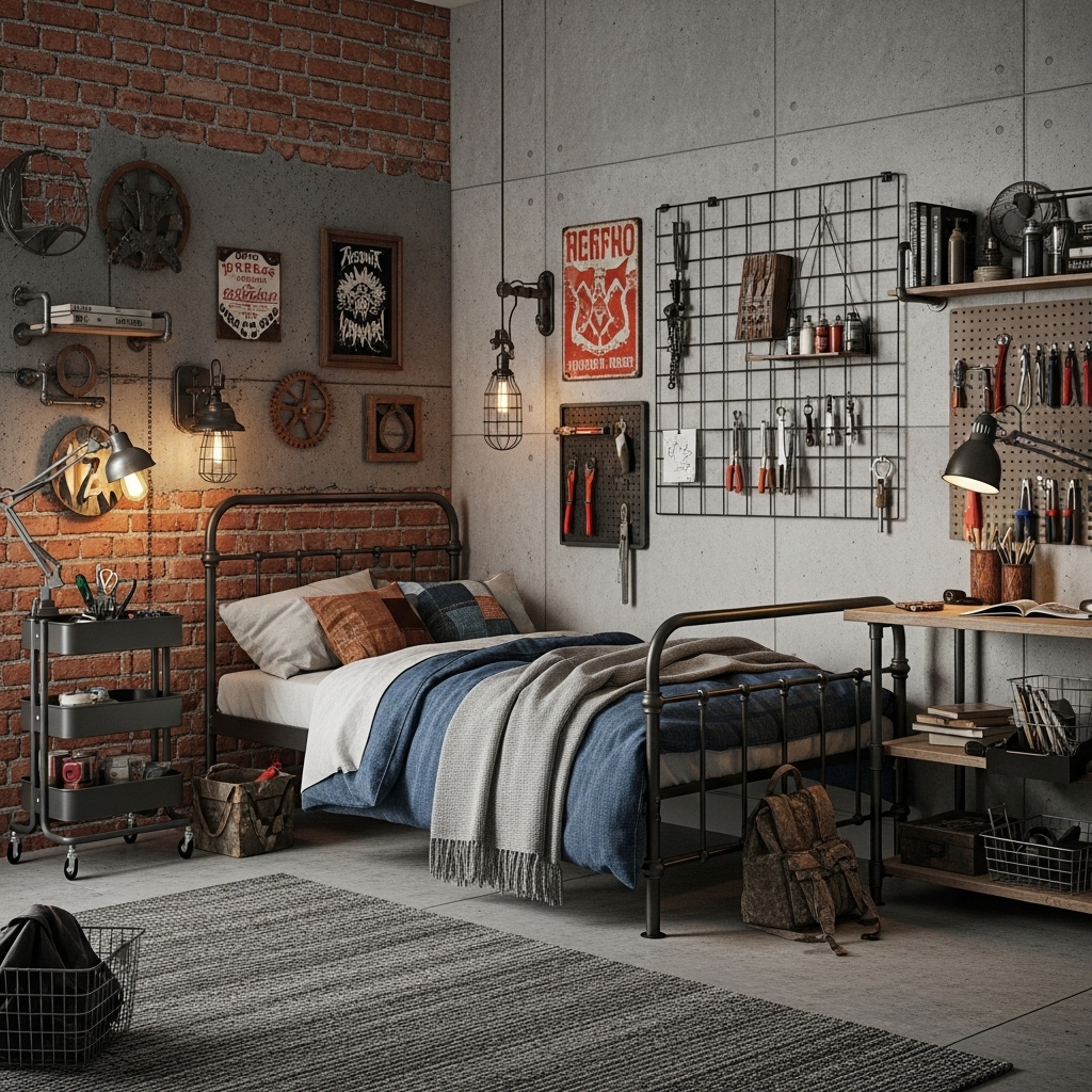 Brick & Steel Garage Bedroom Brick & Steel Garage Bedroom