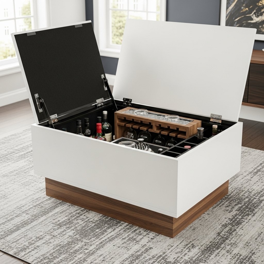 The Convertible Coffee Table Bar