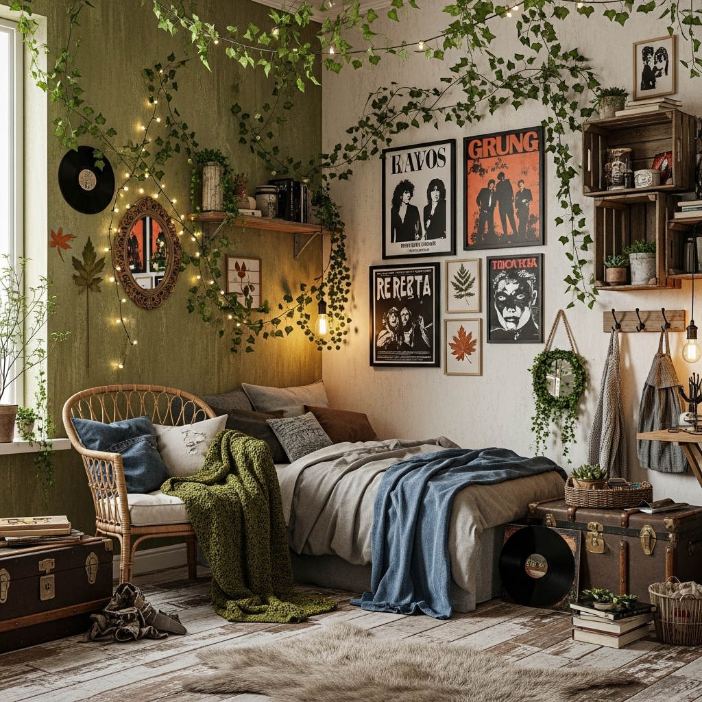 Forestcore Grunge Bedroom Forestcore Grunge Bedroom