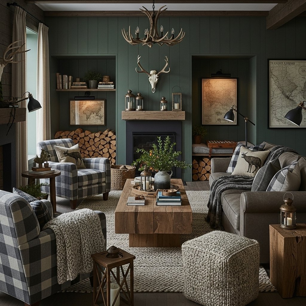 Faux Antler Chandelier