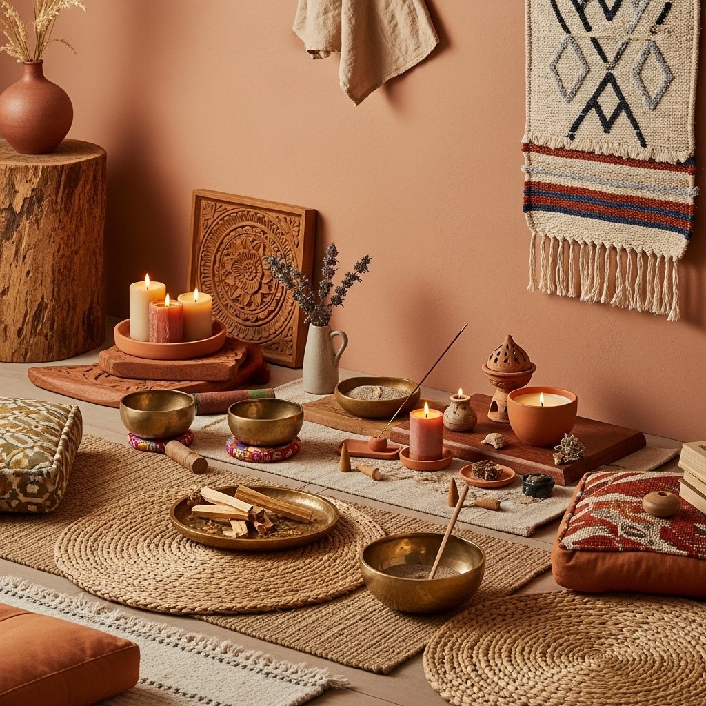 Desert Calm Meditation Corner