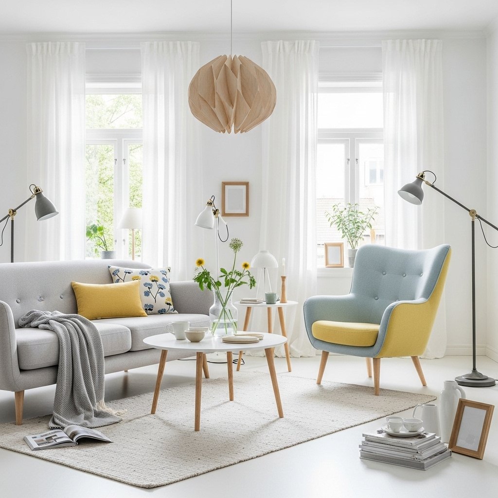 Two-Tone Mid-Century Arm