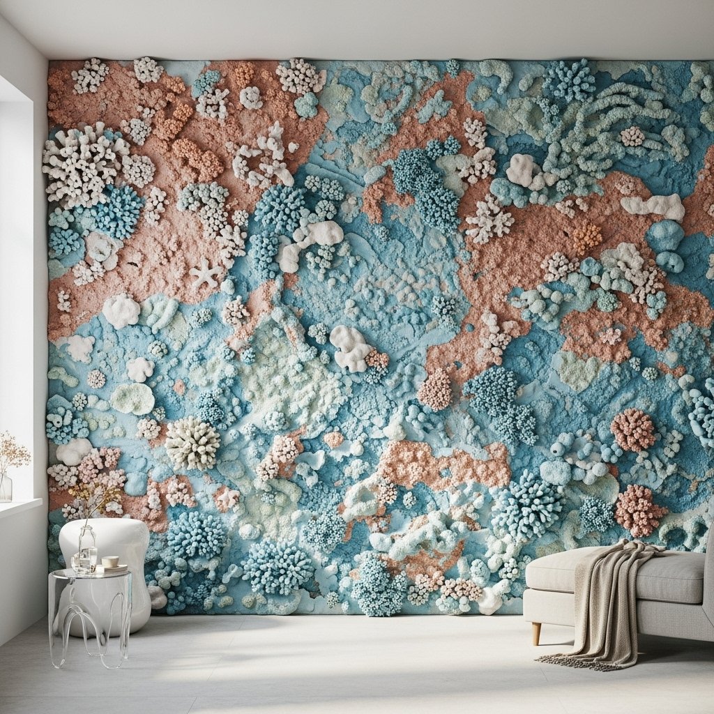 3D Textured Aquatic Wall