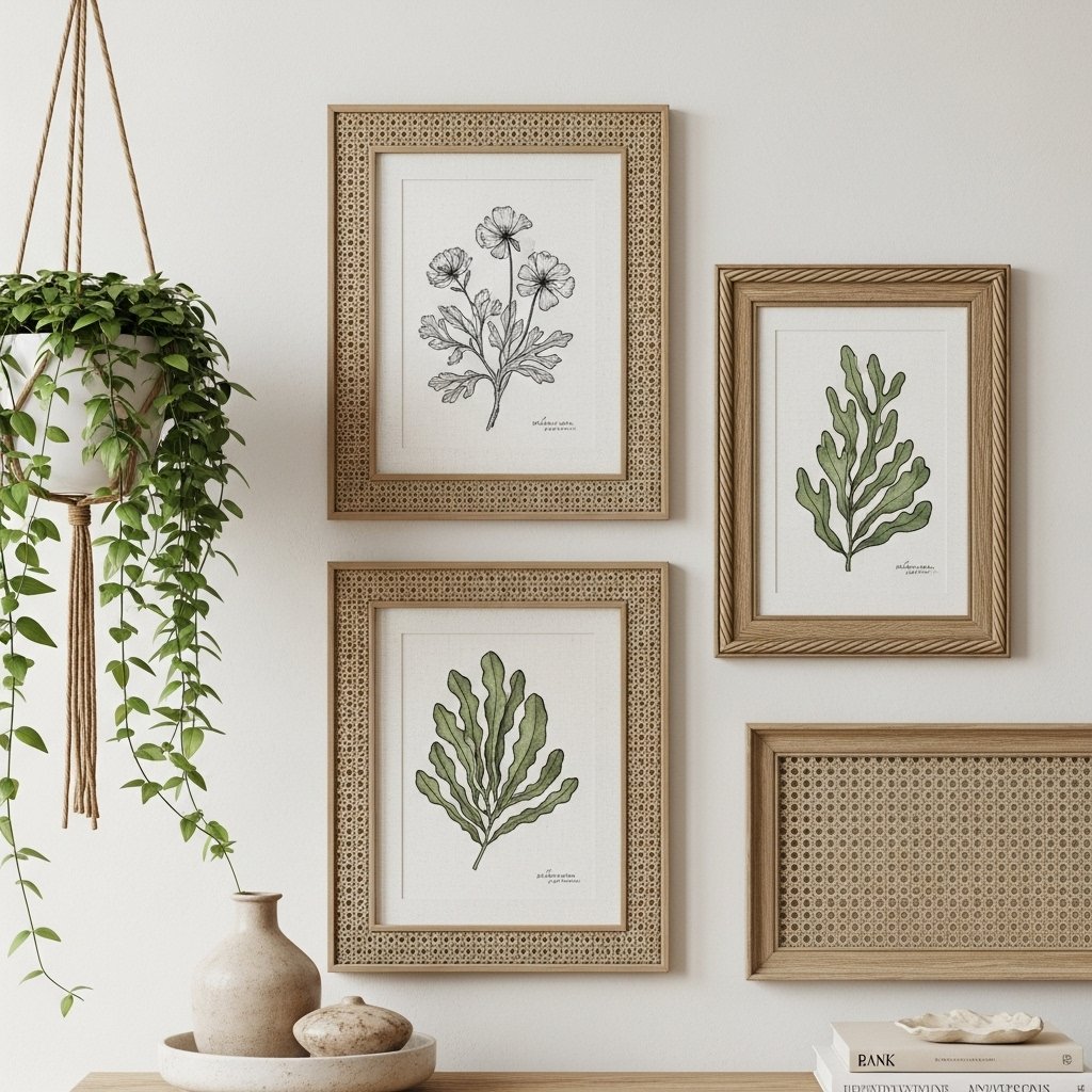Coastal Botanical Wall Art Set