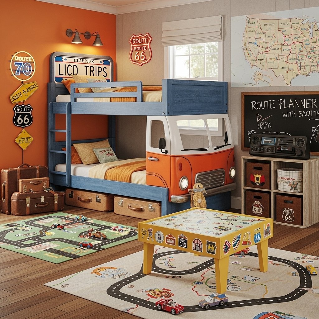 Road Trip Adventure Bunk Room