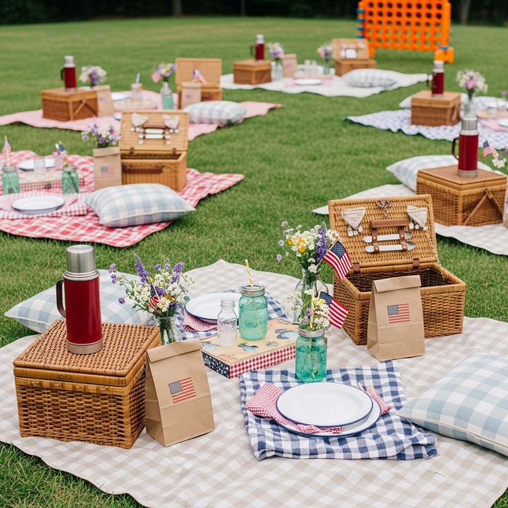 Charming Individual Picnic Stations