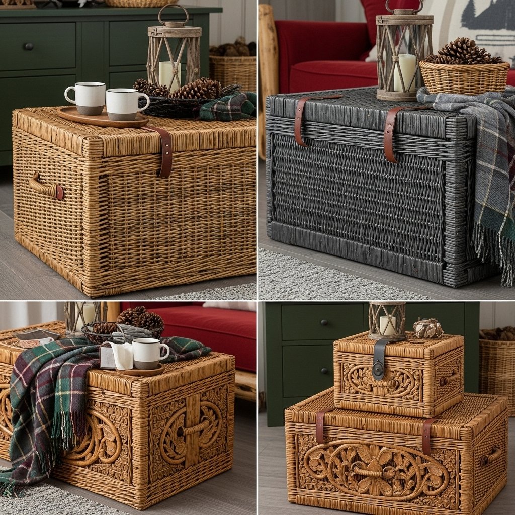 The Voyager's Woven Storage Trunk