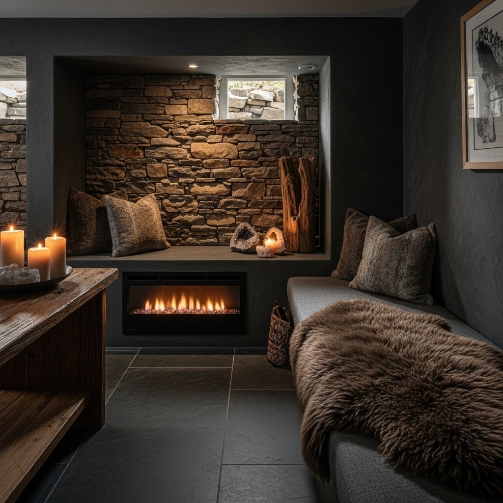 Modern Hearthstone Nook