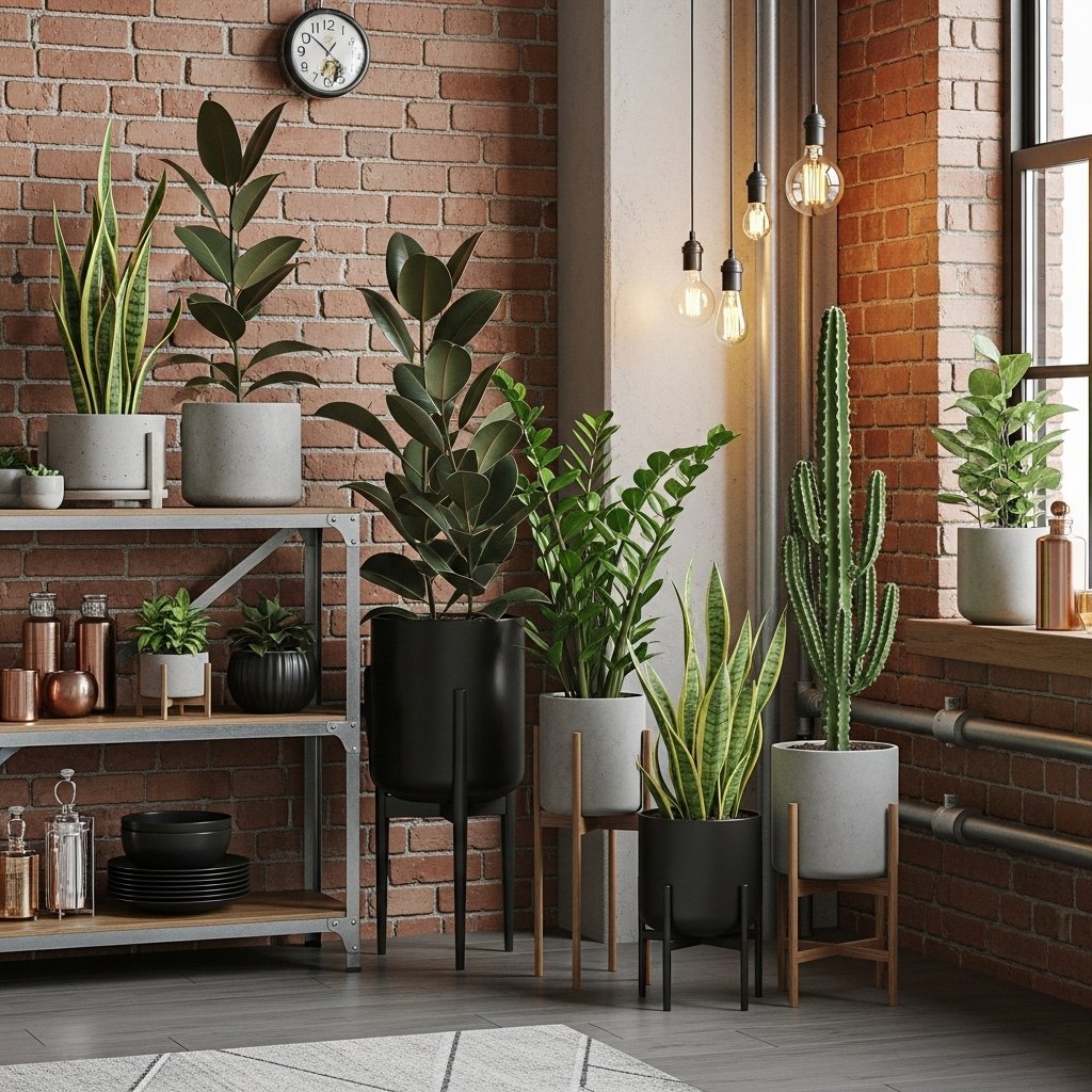 Industrial Green Loft