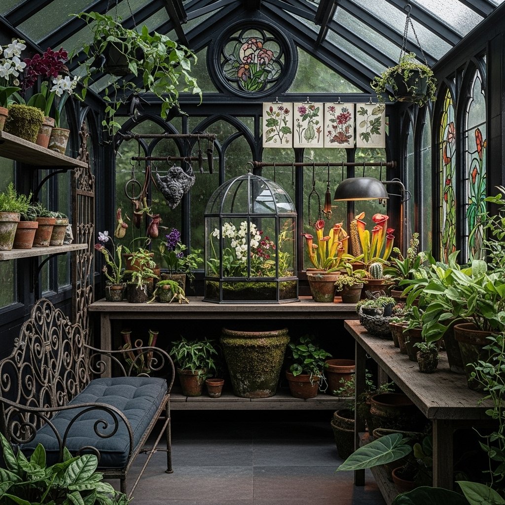 Gothic Greenhouse Conservatory