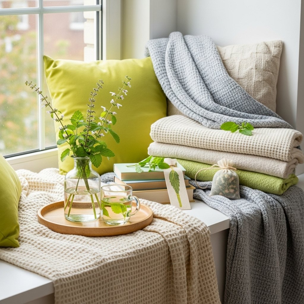 Lemon Balm Window Nook
