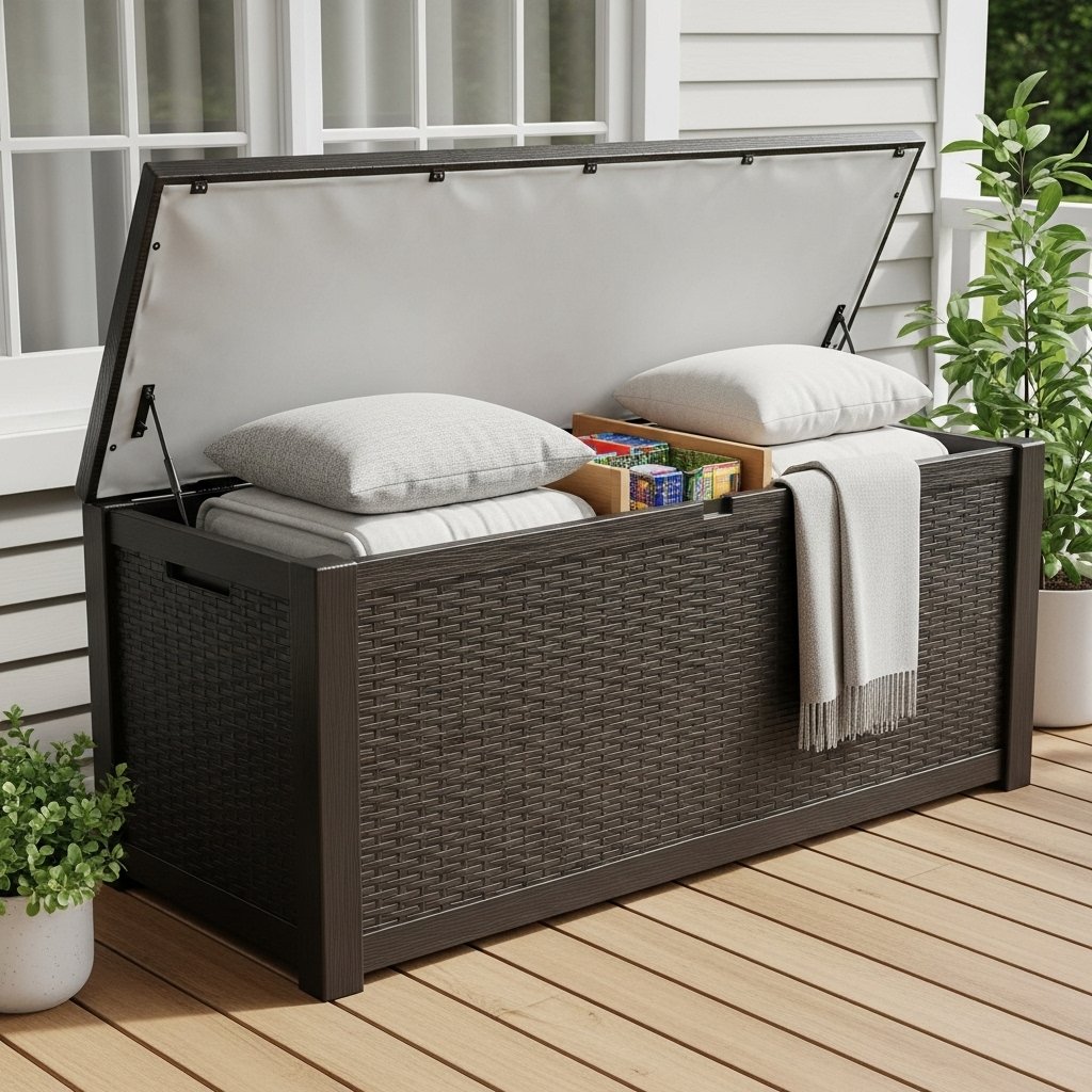 Weather-Resistant Deck Box