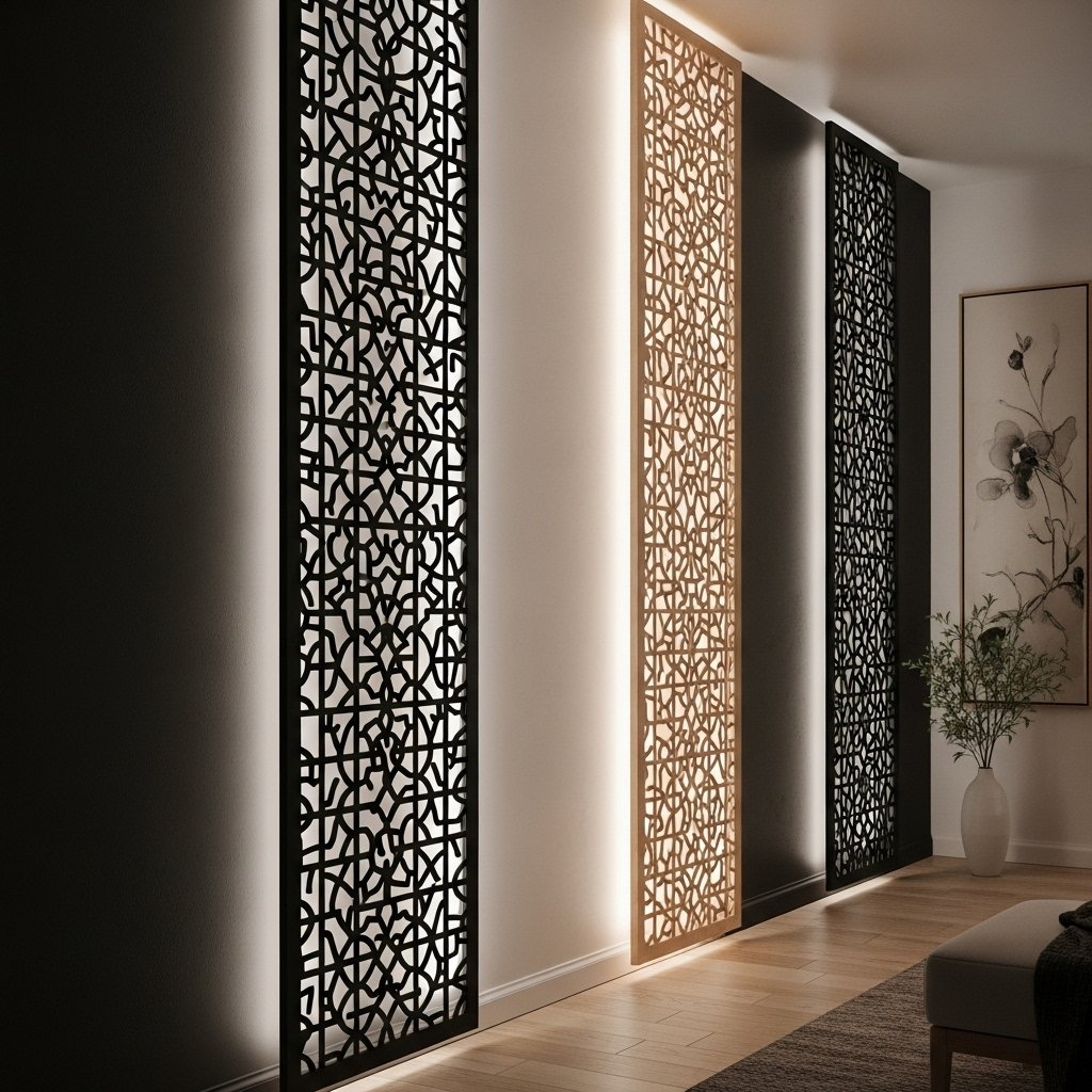 Laser-Cut Patterned Wall Panels