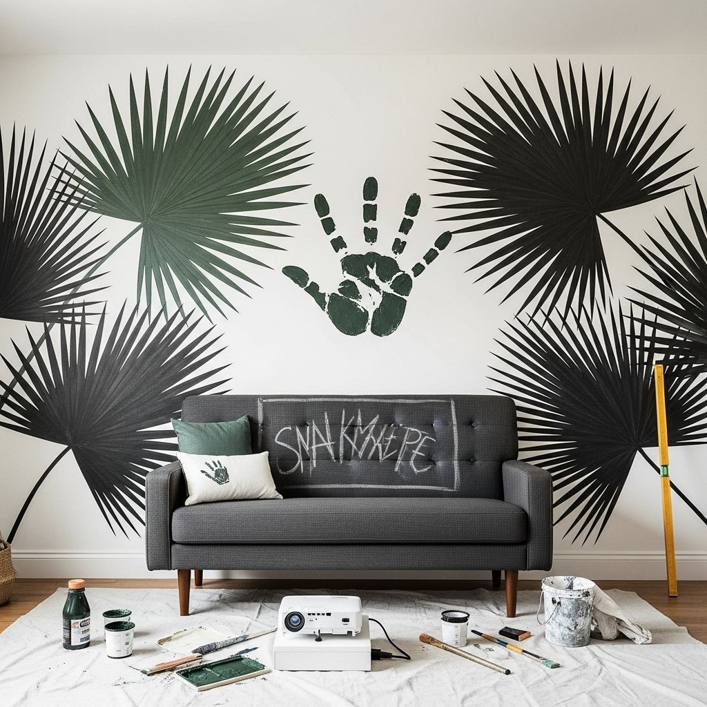 The Projector-Assisted Mural