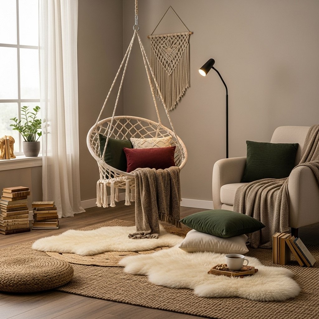 Faux Sheepskin Accent Rug