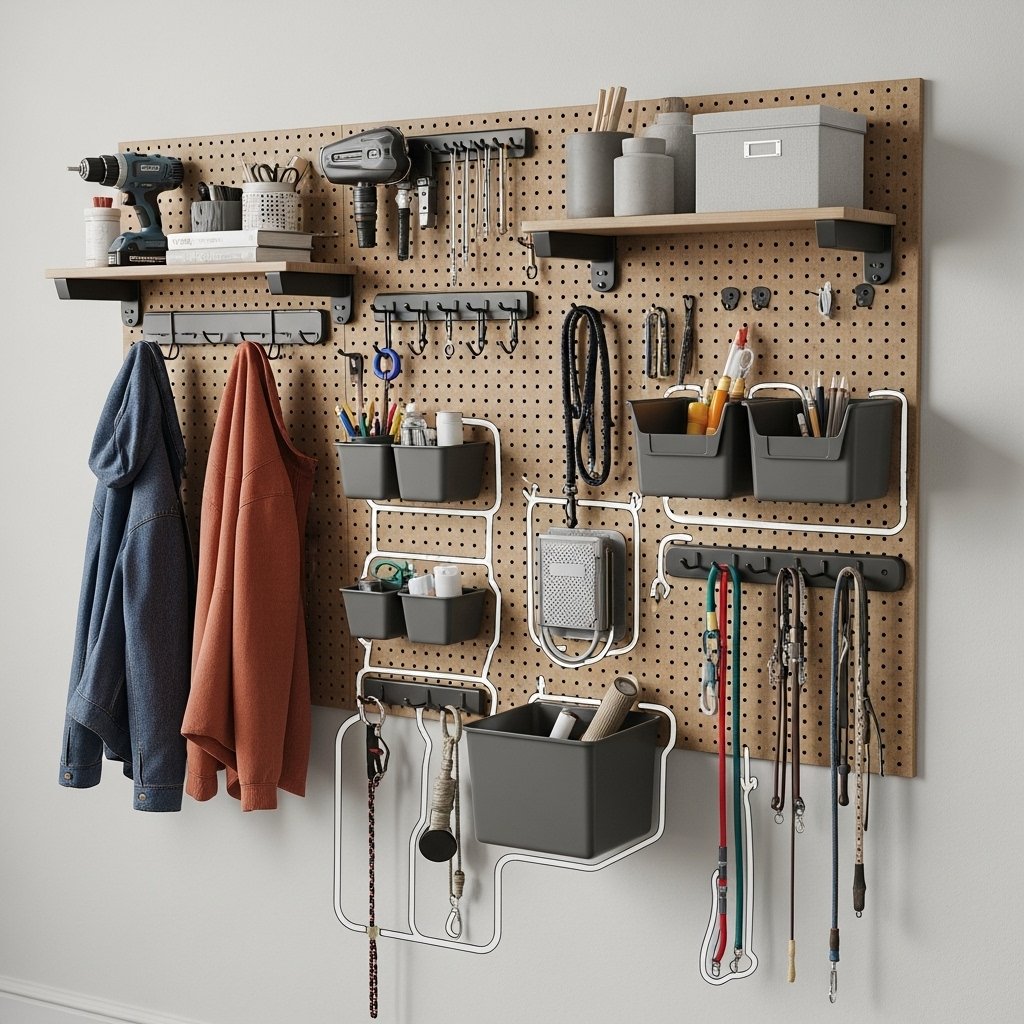 The Adaptable Pegboard Wall