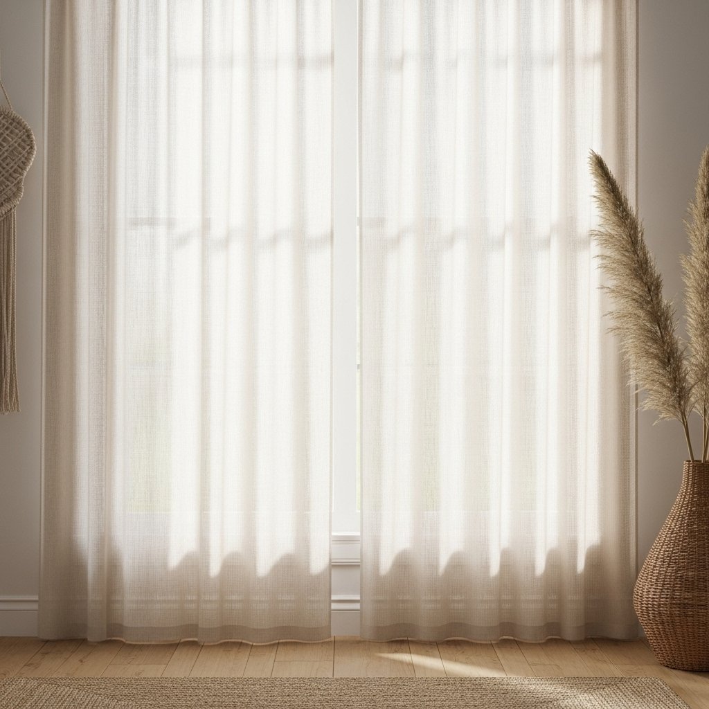 Linen-Blend Light Filtering Curtains