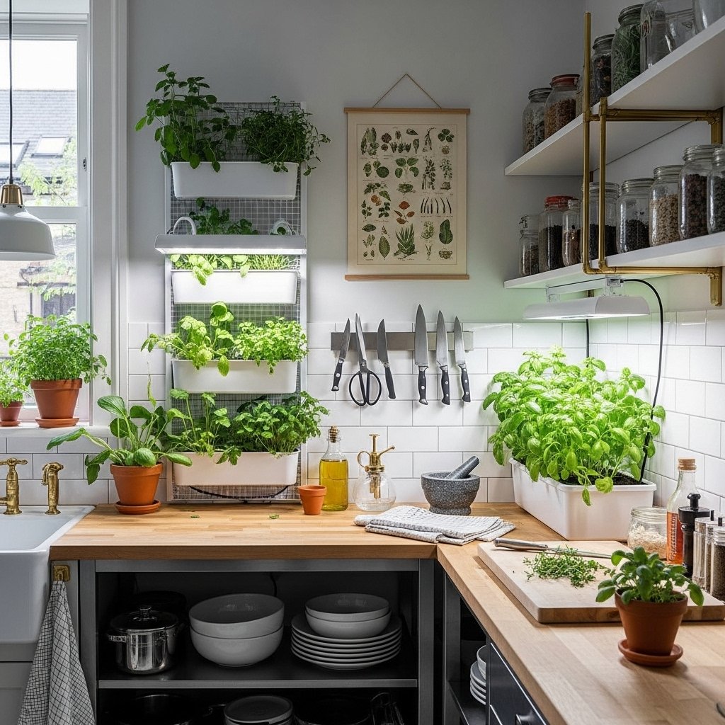 The Fresh Herb Garden Kitchen