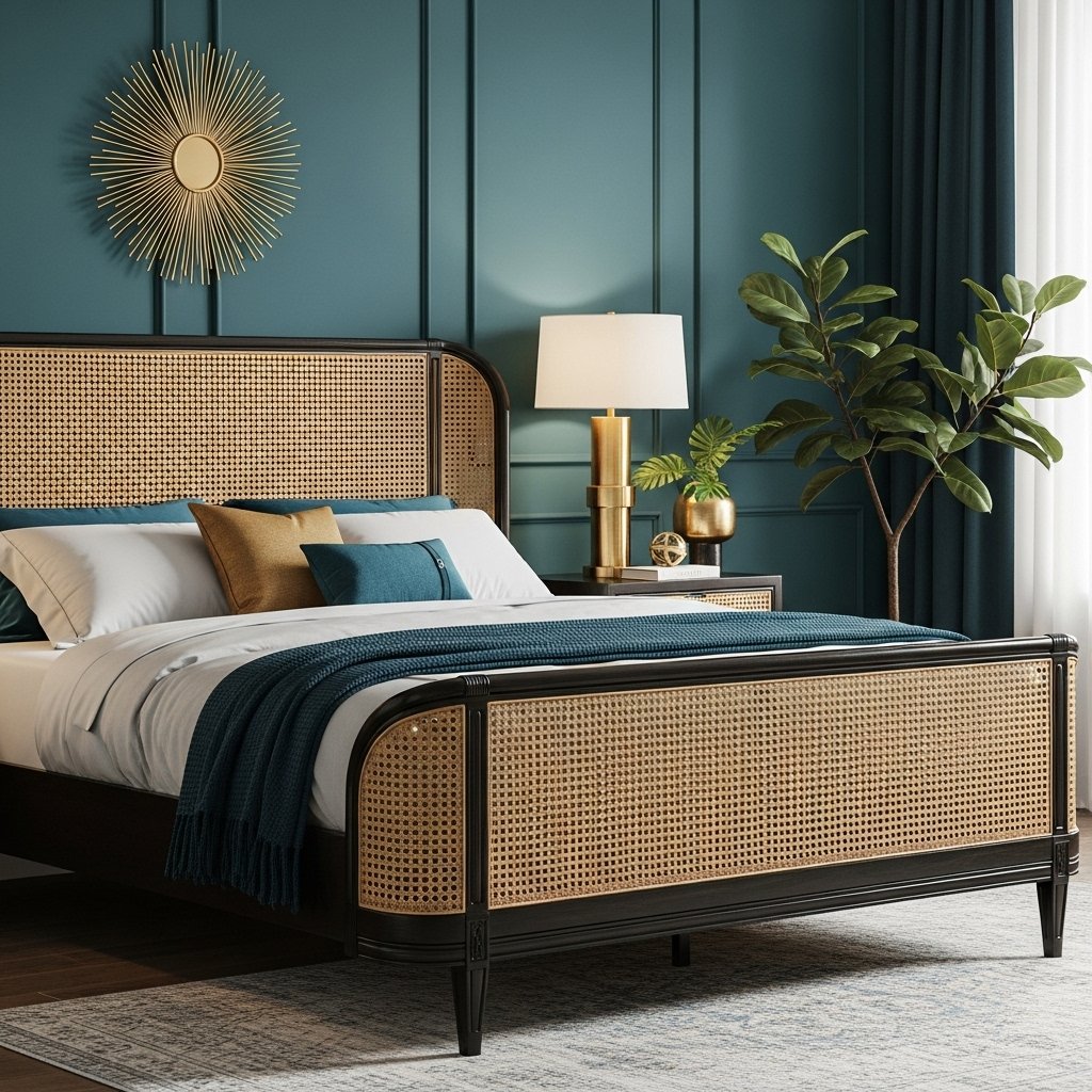 The Mayfair Cane Panel Bed