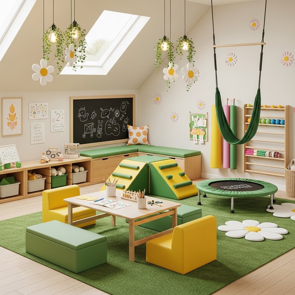 Daisy Garden Activity Gym Room