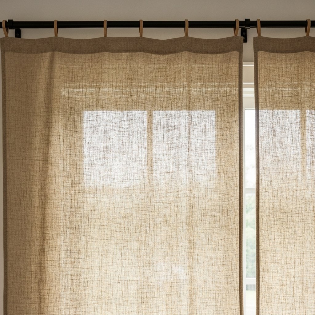 Natural Woven Linen Panels