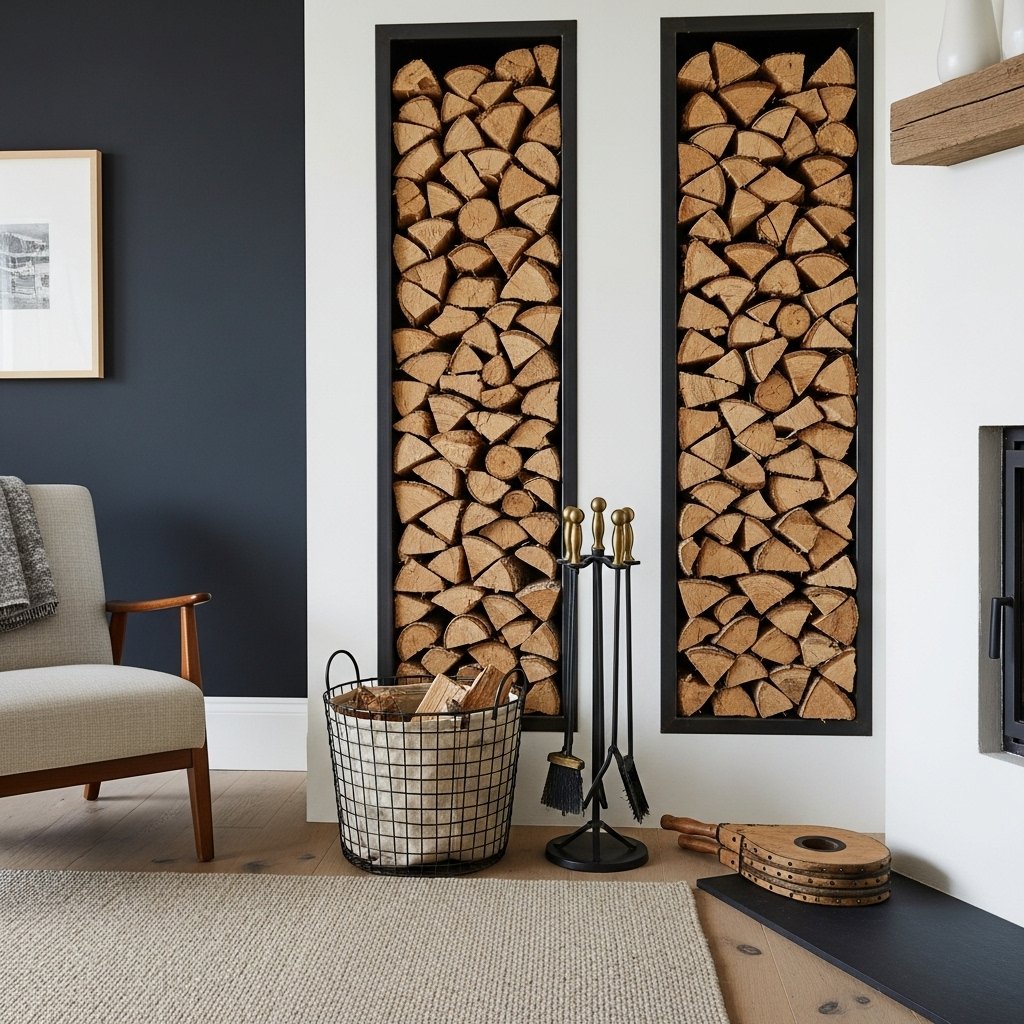 The Built-In Firewood Wall
