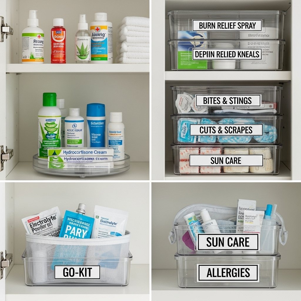 Categorized First-Aid Bins
