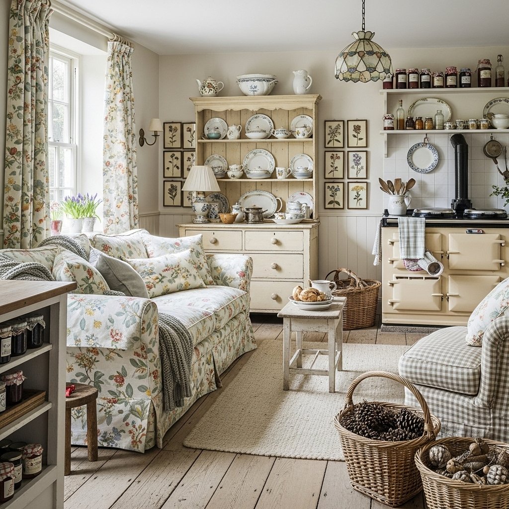 Cottagecore Country Kitchen Lounge