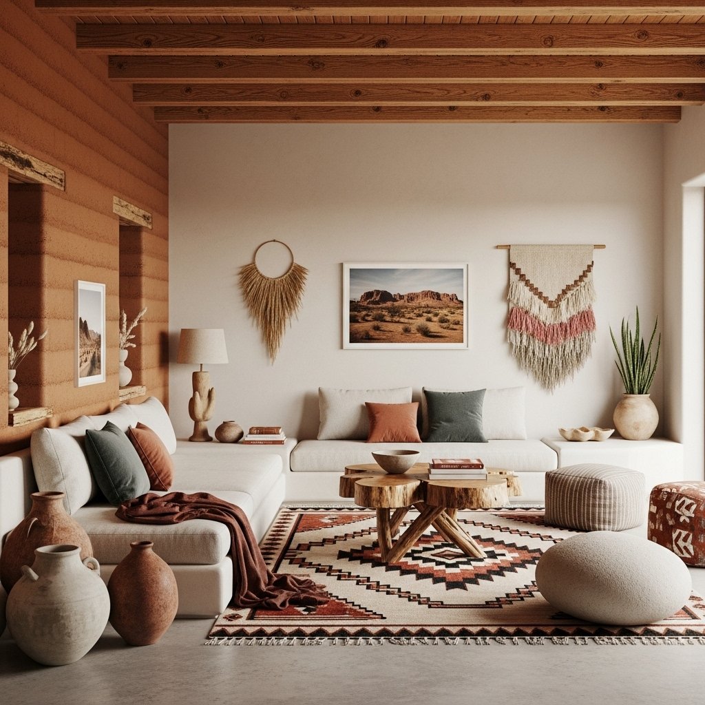 Desert Boho Living Room