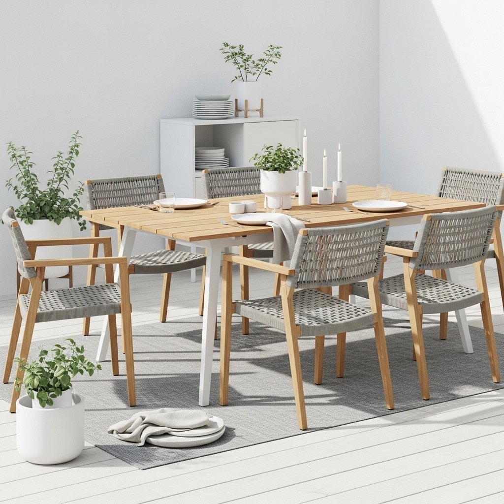 The Coastal Modern Dining Set The Coastal Modern Dining Set