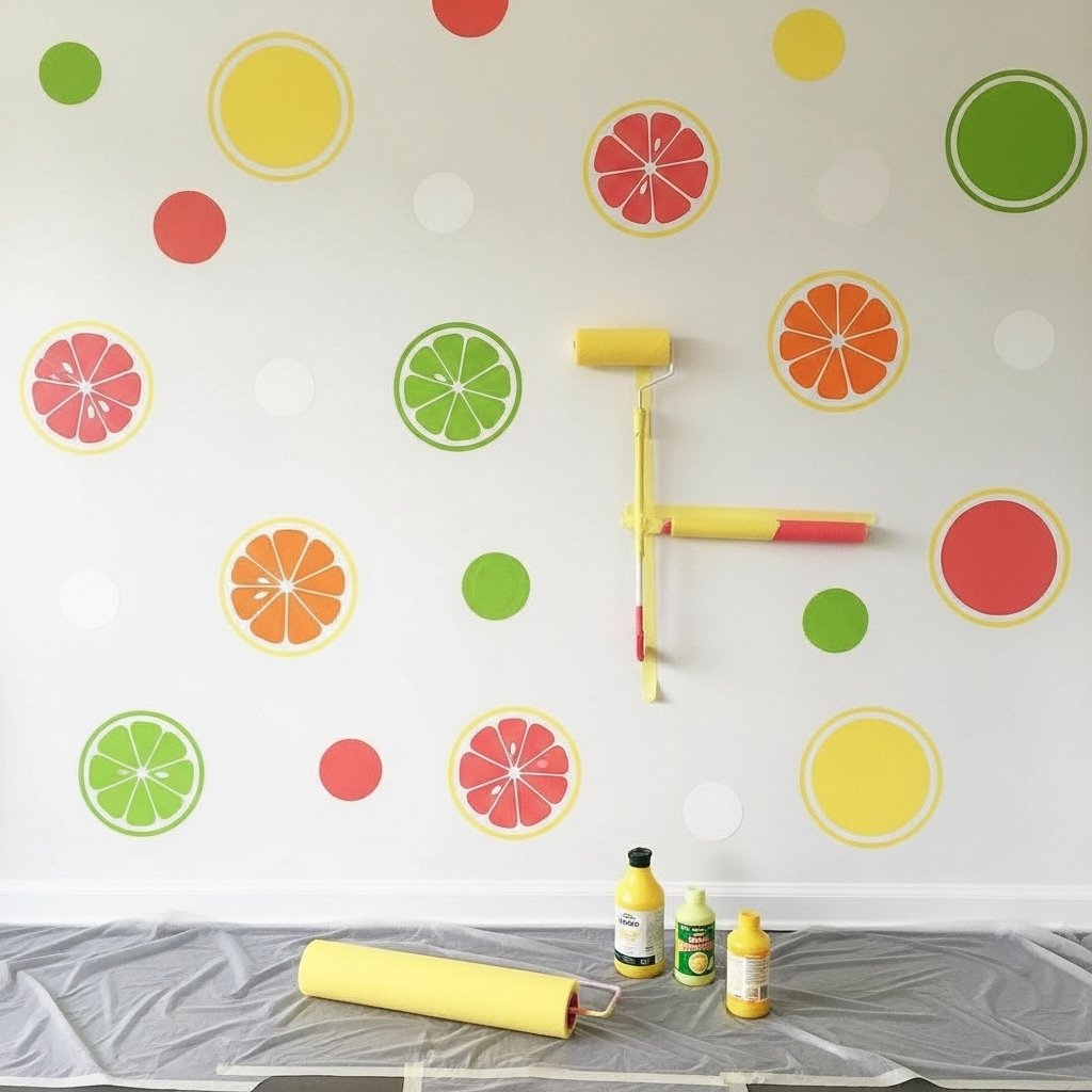 The Fresh Citrus Fruit Wall