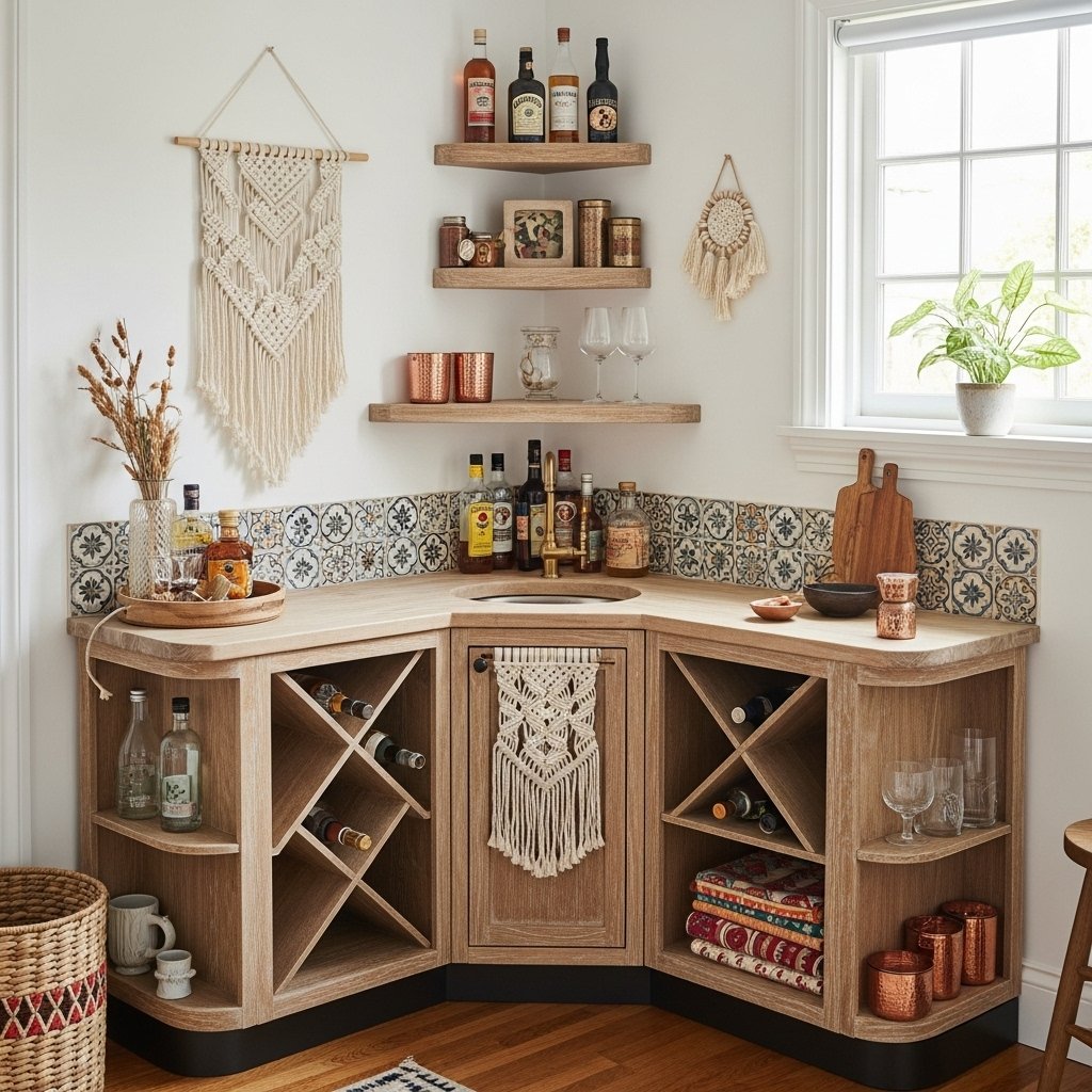 The Cozy Bohemian Corner Bar