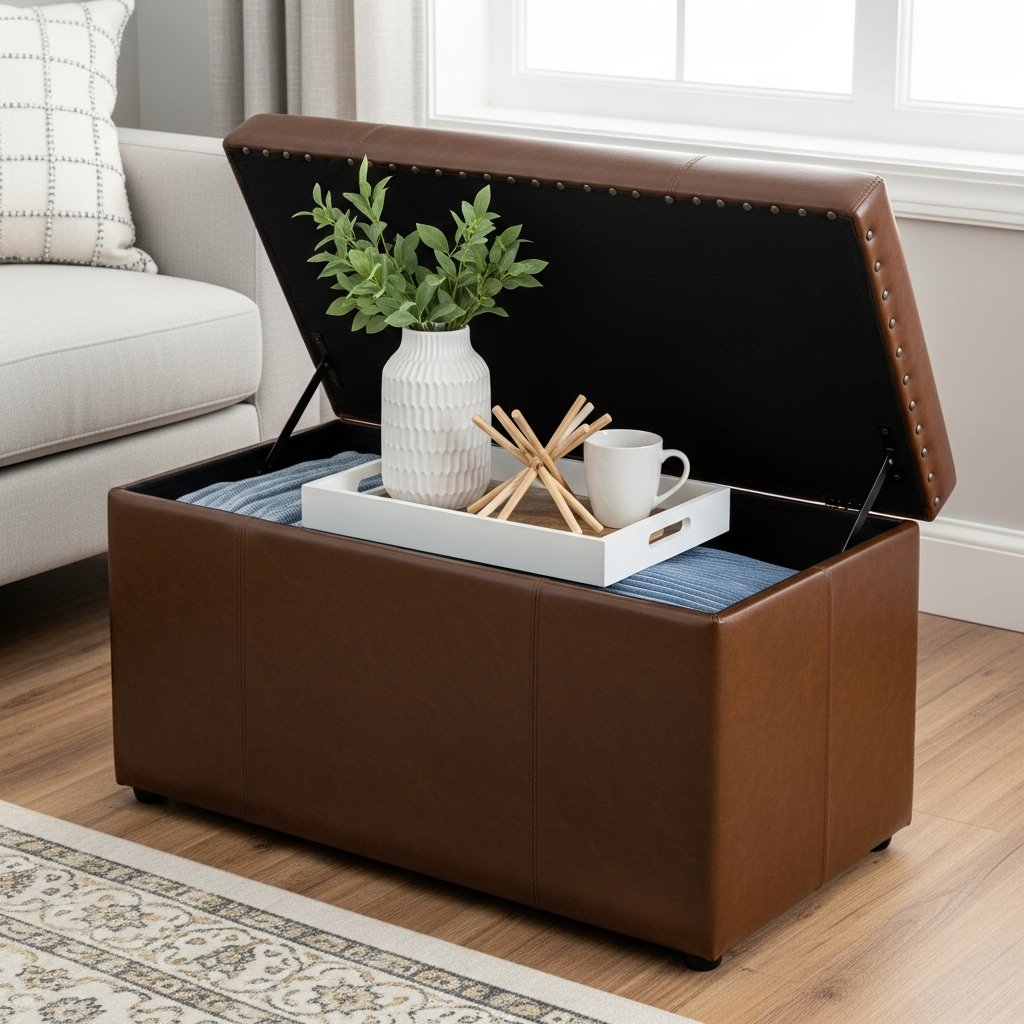 The Triple-Duty Storage Ottoman