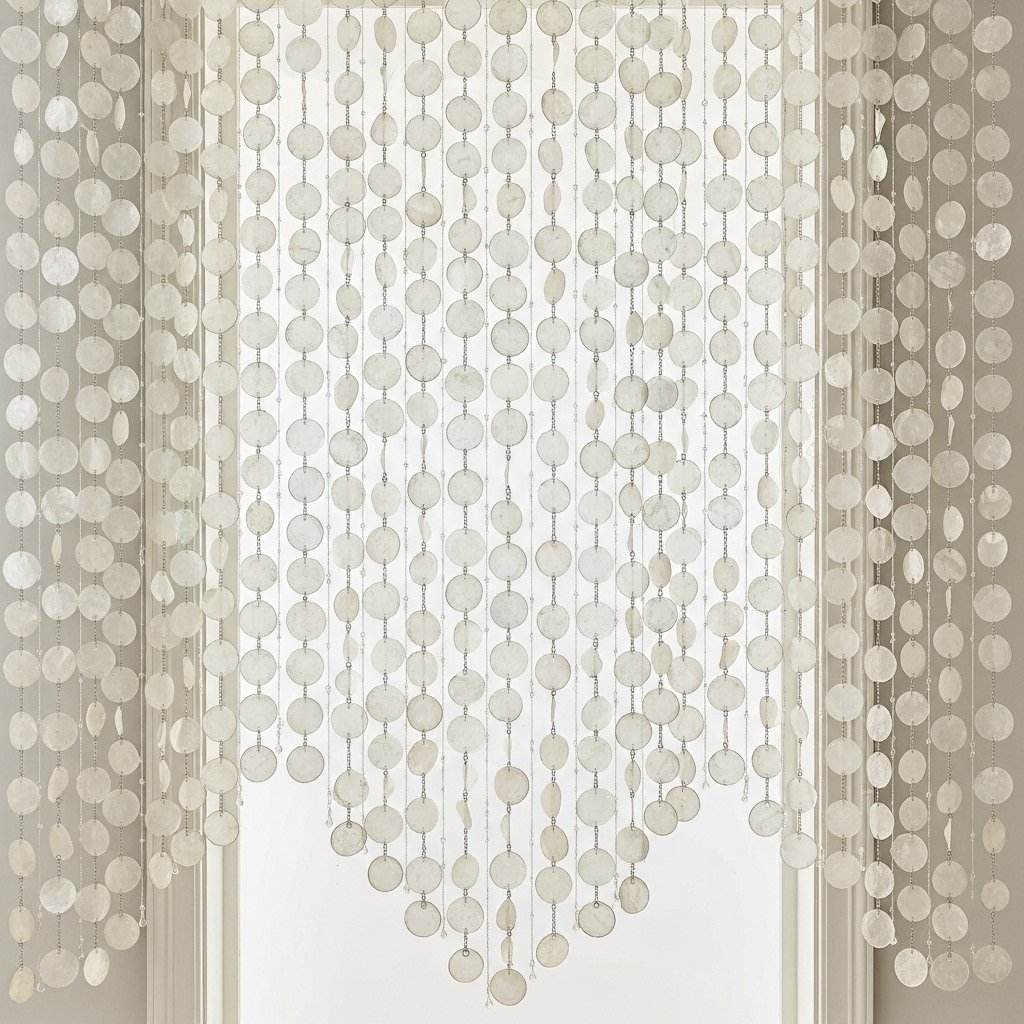 Capiz Shell Beaded Curtain