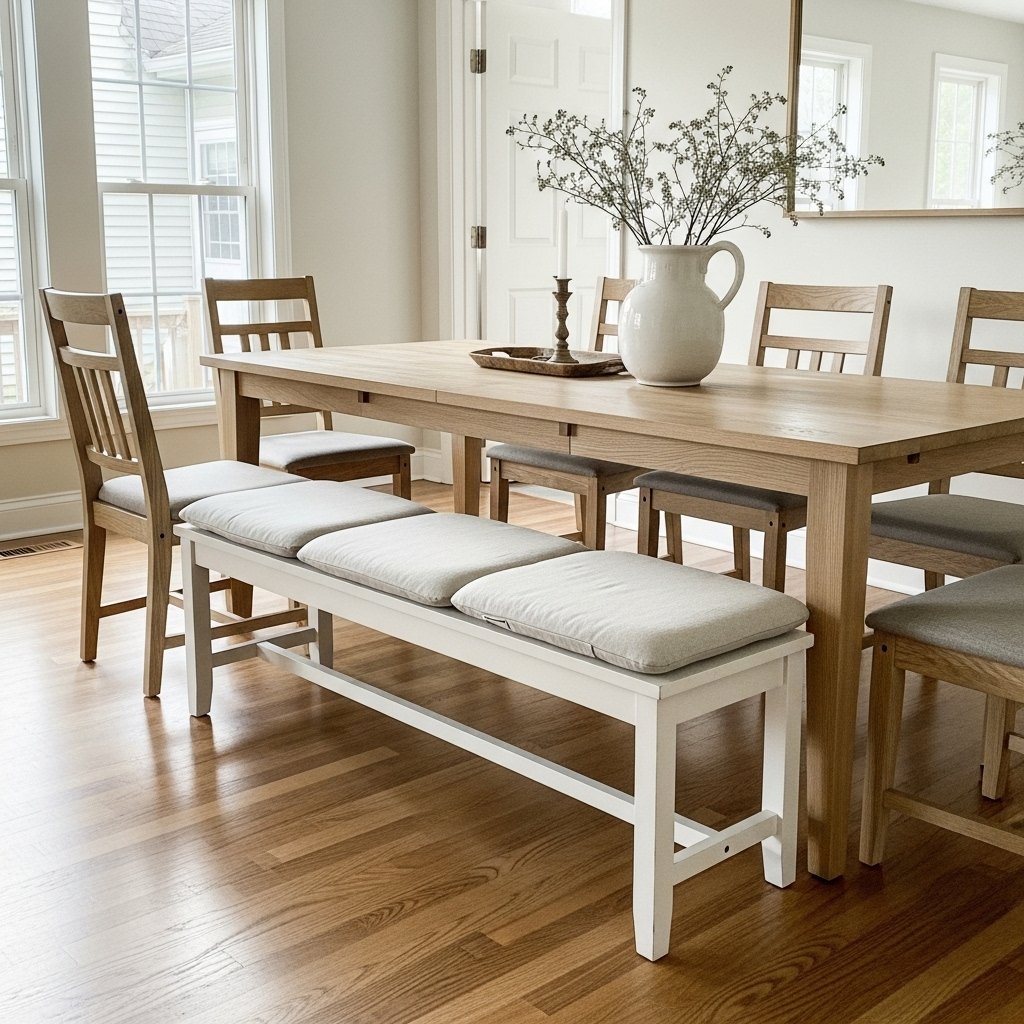 Minimalist Wooden Dining Bench