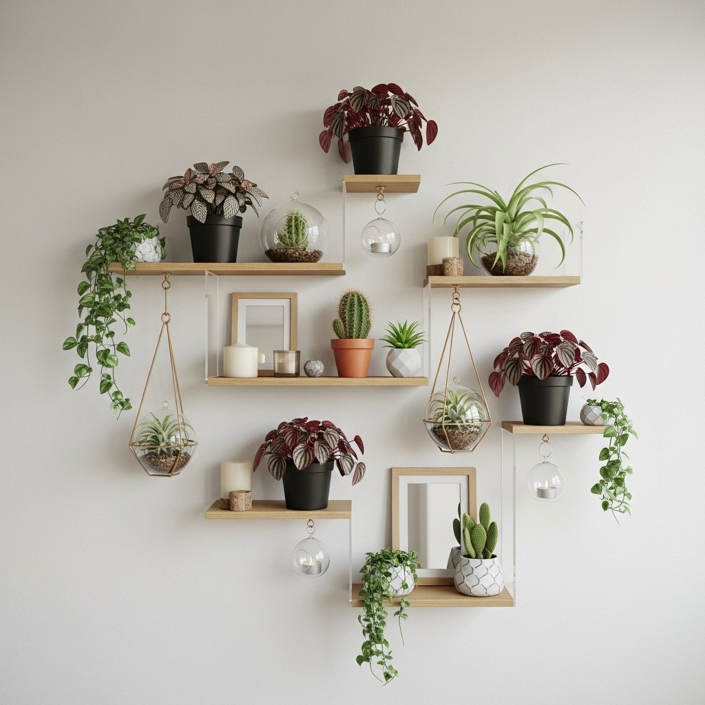 Floating Shelf Green Gallery