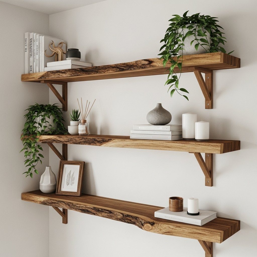 The Organic Live Edge Shelf
